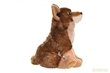Wild Republic Cuddlekins Coyote, Gray/Brown, Medium