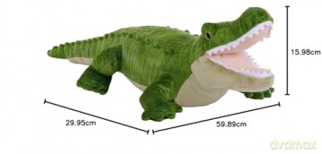 Wild Republic Cuddlekins Eco Alligator, Stuffed Animal, 12 Inches, Plush Toy, Fill is Spun Recycled Water Bottles, Eco Friendly