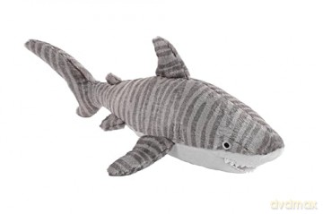Wild Republic Cuddlekins Eco Tiger Shark, Stuffed Animal, 12 Inches, Plush Toy, Fill is Spun Recycled Water Bottles, Eco Friendly