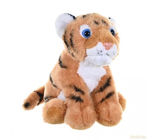Wild Republic ENT_546033, 20 cm Tiger Baby Plush, Cuddlekins Cuddly Soft Toys, Kids Gifts, Multi-coloured