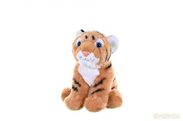 Wild Republic ENT_546033, 20 cm Tiger Baby Plush, Cuddlekins Cuddly Soft Toys, Kids Gifts, Multi-coloured