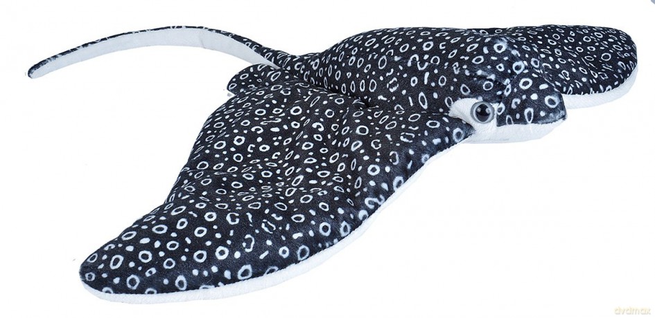 Wild Republic Eagle Ray Plush Soft Toy, Cuddlekins Cuddly Toys, Gifts for Kids 30 cm