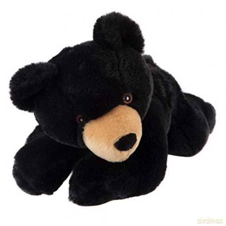 Wild Republic EcoKins Black Bear Stuffed Animal 12 inch, Eco Friendly Gifts for Kids, Plush Toy, Handcrafted Using 16 Recycled Plastic Water Bottles