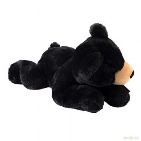 Wild Republic EcoKins Black Bear Stuffed Animal 12 inch, Eco Friendly Gifts for Kids, Plush Toy, Handcrafted Using 16 Recycled Plastic Water Bottles