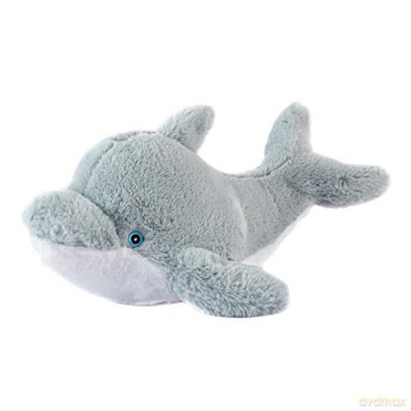 Wild Republic EcoKins Dolphin Stuffed Animal 12 inch, Eco Friendly Gifts for Kids, Plush Toy, Handcrafted Using 16 Recycled Plastic Water Bottles