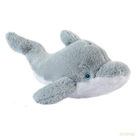Wild Republic EcoKins Dolphin Stuffed Animal 12 inch, Eco Friendly Gifts for Kids, Plush Toy, Handcrafted Using 16 Recycled Plastic Water Bottles