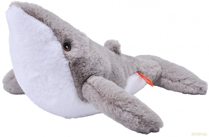 Wild Republic EcoKins Humpback Whale Stuffed Animal 12 inch, Eco Friendly Gifts for Kids, Plush Toy, Handcrafted Using 16 Recycled Plastic Water Bottles