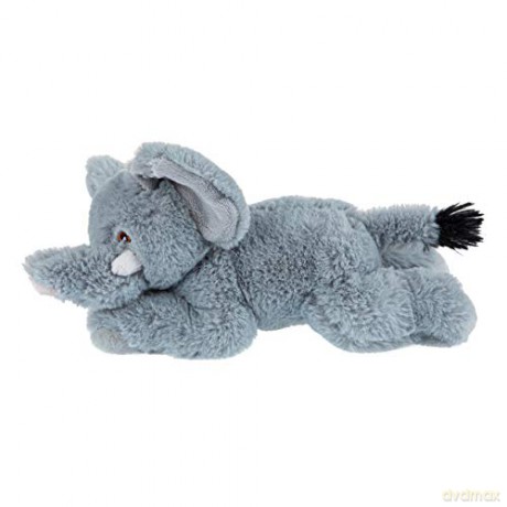 Wild Republic EcoKins Mini African Elephant Stuffed Animal 8 inch, Eco Friendly Gifts for Kids, Plush Toy, Handcrafted Using 7 Recycled Plastic Water Bottles