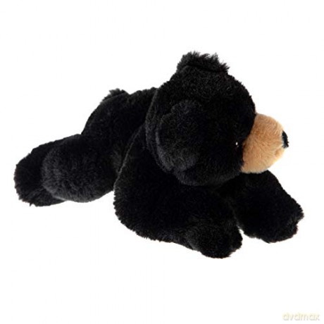 Wild Republic EcoKins Mini Black Bear Stuffed Animal 8 inch, Eco Friendly Gifts for Kids, Plush Toy, Handcrafted Using 7 Recycled Plastic Water Bottles