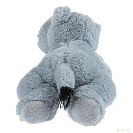 Wild Republic EcoKins Mini Hippo Stuffed Animal 8 inch, Eco Friendly Gifts for Kids, Plush Toy, Handcrafted Using 7 Recycled Plastic Water Bottles, Gray