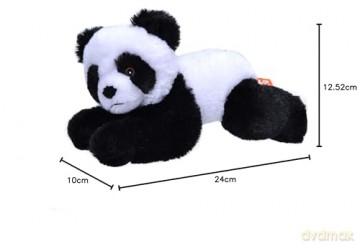 Wild Republic EcoKins Mini Panda Stuffed Animal 8 inch, Eco Friendly Gifts for Kids, Plush Toy, Handcrafted Using 7 Recycled Plastic Water Bottles