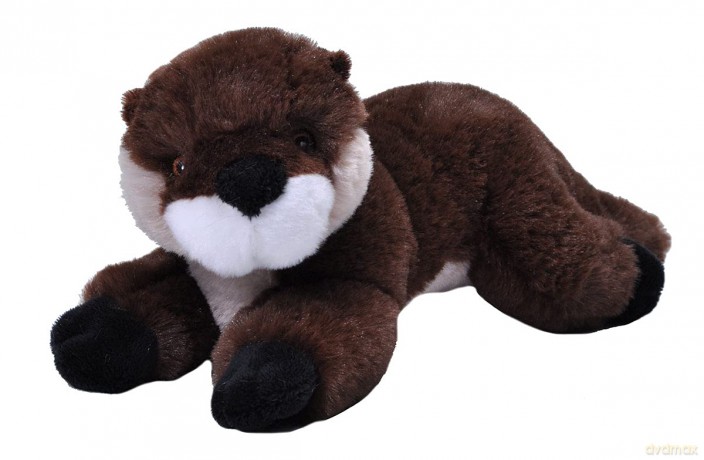Wild Republic EcoKins Mini River Otter Stuffed Animal 8 inch, Eco Friendly Gifts for Kids, Plush Toy, Handcrafted Using 7 Recycled Plastic Water Bottles