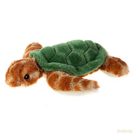 Wild Republic EcoKins Mini Sea Turtle Stuffed Animal 8 inch, Eco Friendly Gifts for Kids, Plush Toy, Handcrafted Using 7 Recycled Plastic Water Bottles