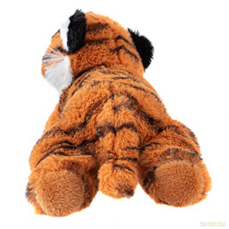 Wild Republic EcoKins Mini Tiger Stuffed Animal 8 inch, Eco Friendly Gifts for Kids, Plush Toy, Handcrafted Using 7 Recycled Plastic Water Bottles