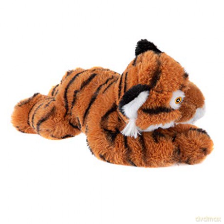 Wild Republic EcoKins Mini Tiger Stuffed Animal 8 inch, Eco Friendly Gifts for Kids, Plush Toy, Handcrafted Using 7 Recycled Plastic Water Bottles
