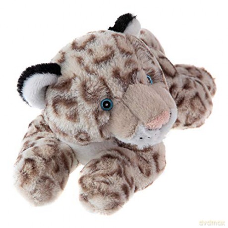 Wild Republic EcoKins Snow Leopard Stuffed Animal 12 inch, Eco Friendly Gifts for Kids, Plush Toy, Handcrafted Using 16 Recycled Plastic Water Bottles
