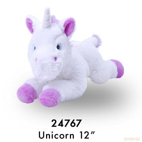 Wild Republic EcoKins Unicorn Stuffed Animal 12 inch, Eco Friendly Gifts for Kids, Plush Toy, Handcrafted Using 16 Recycled Plastic Water Bottles, 12 Inches