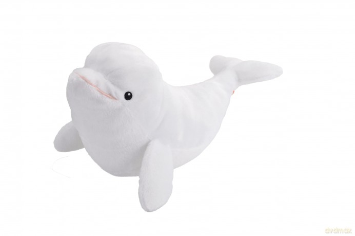 Wild Republic Ecokins Beluga Whale, Stuffed Animal, 12 inches, Gift for Kids, Plush Toy, Made from Spun Recycled Water Bottles, Eco Friendly, Child's Room Décor