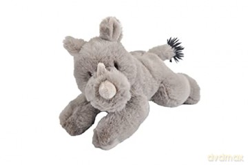 Wild Republic Ecokins Mini Rhino, Stuffed Animal, 8 inches, Gift for Kids, Plush Toy, Made from Spun Recycled Water Bottles, Eco Friendly, Child's Room Decor