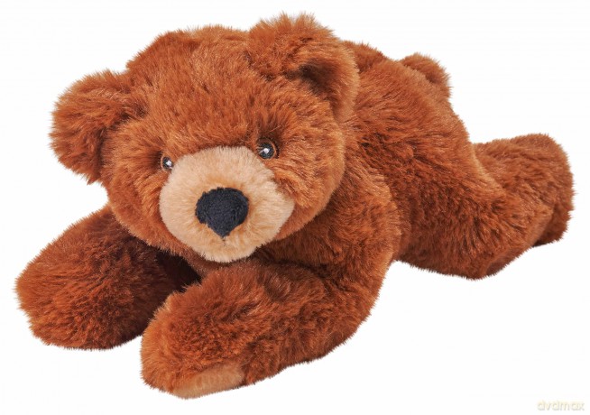 Wild Republic Ecokins Mini, Brown Bear, Stuffed Animal, 8 inches, Gift for Kids, Plush Toy, Made from Spun Recycled Water Bottles, Eco Friendly, Child's Room Decor