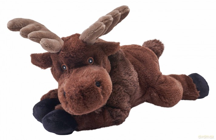 Wild Republic Ecokins, Moose, Stuffed Animal, 12 inches, Gift for Kids, Plush Toy, Made from Spun Recycled Water Bottles, Eco Friendly, Child's Room Decor