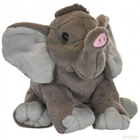 Wild Republic Elephant Baby Plush Soft Toy, Cuddlekins Cuddly Toys, Gifts for Kids 30 cm