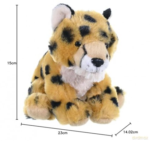 Wild Republic Europe 10833 Wild Republic Cheetah Baby Plush Soft, Cuddlekins Cuddly Toys, Gifts for Kids 20 cm