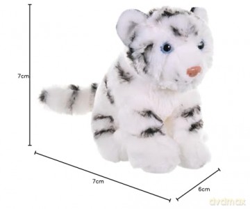 Wild Republic Europe 10851 Wild Republic White Tiger Baby Plush Soft, Cuddlekins Cuddly Toys, Gifts for Kids 20cm