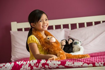 Wild Republic Europe 51 cm Hanging Monkey Orang-Utan Plush Toy, Orangutan, Brown