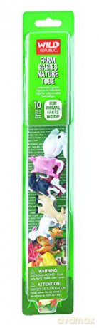 Wild Republic Farm Babies Nature Tube 10 pcs. (20822). Novelty 2018.
