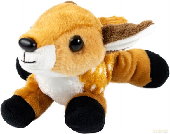 Wild Republic Fawn Plush, Stuffed Animal, Plush Toy, Gifts for Kids, Hug'Ems 7 Inches