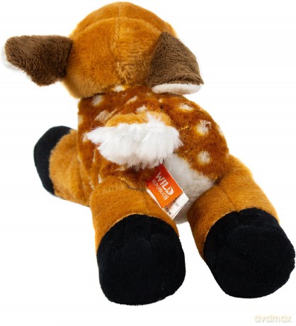 Wild Republic Fawn Plush, Stuffed Animal, Plush Toy, Gifts for Kids, Hug'Ems 7 Inches