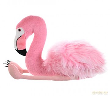 Wild Republic Flamingo Plush Soft Toy, Cuddlekins Cuddly Toys, Gifts for Kids 30cm