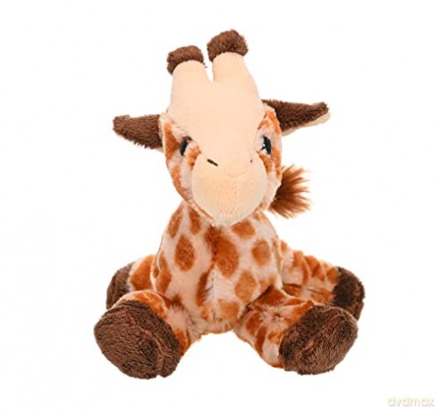 Wild Republic Giraffe Plush, Stuffed Animal, Plush Toy, Gifts for Kids, Hug'Ems, 7 Inches
