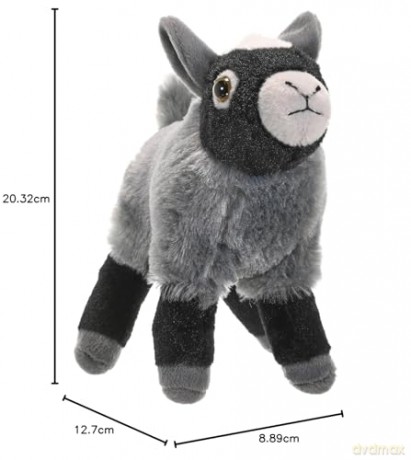 Wild Republic Goat Plush, Stuffed Animal, Plush Toy, Gifts for Kids, Cuddlekins 8 Inches
