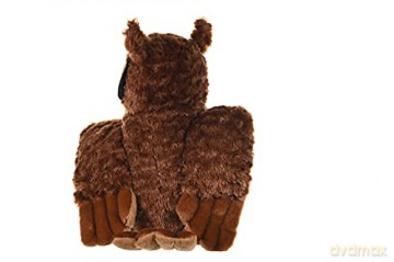 Wild Republic Great Horned Owl Plush Soft Toy, Cuddlekins Cuddly Toys, Gifts for Kids 30 cm