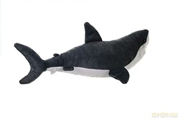 Wild Republic Great White Shark Plush Soft Toy, Cuddlekins Cuddly Toys, Gifts for Kids 30 cm