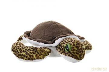 Wild Republic Green Sea Turtle Plush Soft Toy, Cuddlekins Cuddly Toys, Gifts for Kids 30 cm