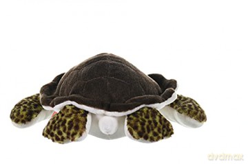 Wild Republic Green Sea Turtle Plush Soft Toy, Cuddlekins Cuddly Toys, Gifts for Kids 30 cm