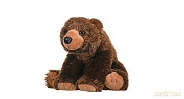 Wild Republic Grizzly Bear Plush Soft Toy, Cuddlekins Cuddly Toys, Gifts for Kids 30 cm