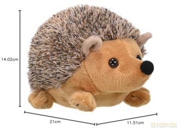 Wild Republic Hedgehog Plush, Stuffed Animal, Plush Toy, Gifts for Kids, Cuddlekins, 8 Inches