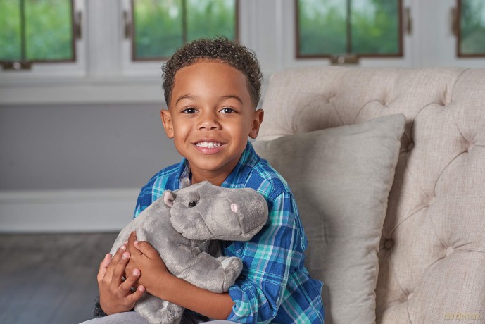 Wild Republic Hippo Plush Soft Toy, Cuddlekins Cuddly Toys, Gifts for Kids 30 cm