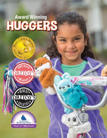 Wild Republic Huggers Soft Toy Slap Bracelet, Gifts for Kids, Dolphin Plush Toy 20 cm