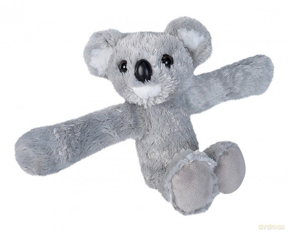 Wild Republic Huggers Soft Toy Slap Bracelet, Gifts for Kids, Koala Plush Toy 20 cm