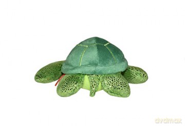 Wild Republic Hug'Ems Sea Turtle Plush, Stuffed Animal, Plush Toy, Gifts for Kids, 7,Green Sea Turtle,18 cm