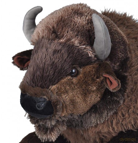 Wild Republic Jumbo Bison Giant Plush Soft Toy, Gifts for Kids, 76 cm