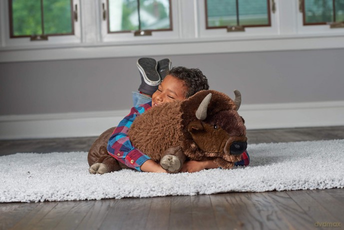 Wild Republic Jumbo Bison Giant Plush Soft Toy, Gifts for Kids, 76 cm