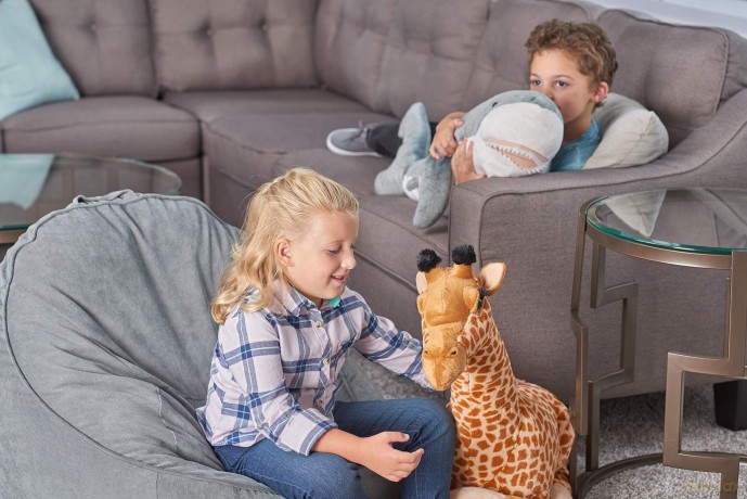 Wild Republic Jumbo Giraffe Giant Plush Soft Toy, Gifts for Kids, 76 cm