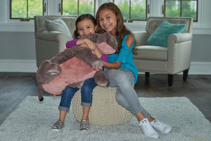 Wild Republic Jumbo Hippo Giant Plush Soft Toy, Gifts for Kids, 76 cm