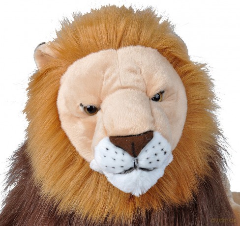 Wild Republic Jumbo Lion Giant Plush Soft Toy, Gifts for Kids, 76 cm